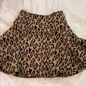 Free people cheetah skirt